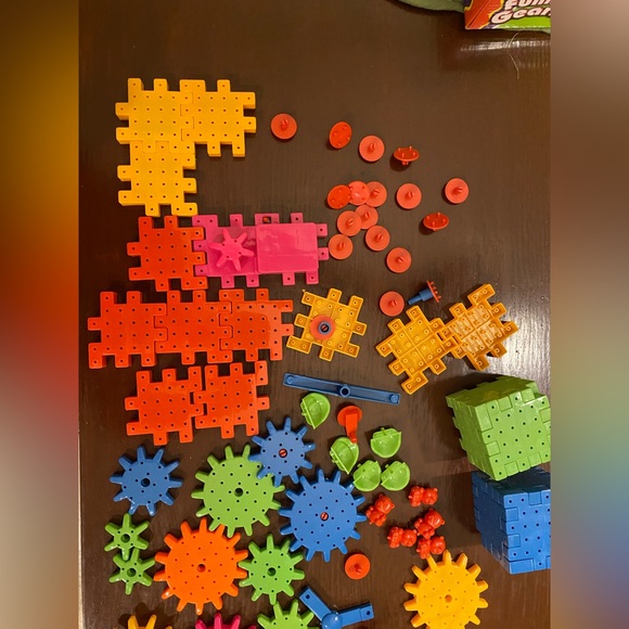 Funny Bricks moving Gears Bricks, Kids Puzzles, - Picture 6 of 8